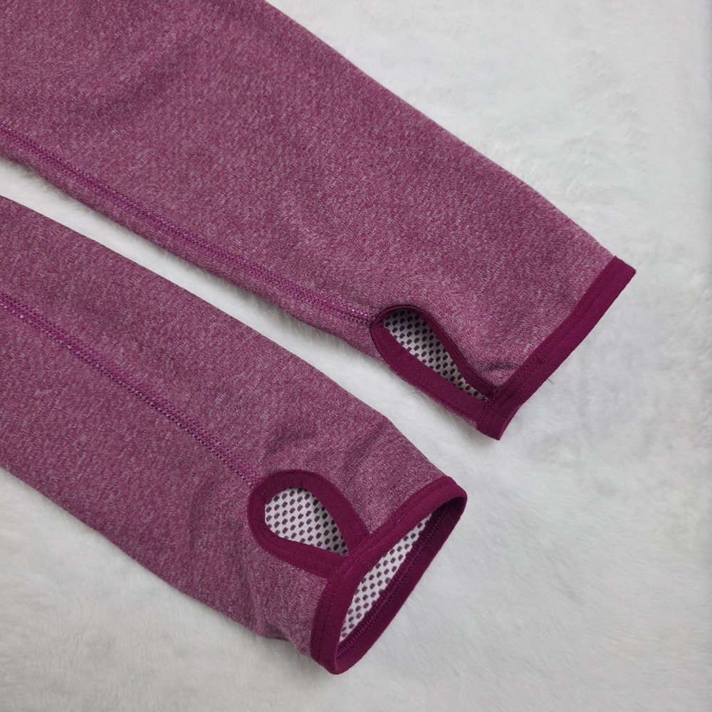 Nike Dri-FIT Full Zip Jacket Womens L Purple Excellent Thumbholes 520334-666 - Picture 10 of 12